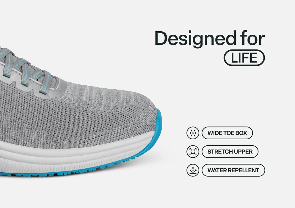 Kita Hands-Free - Gray/Turquoise