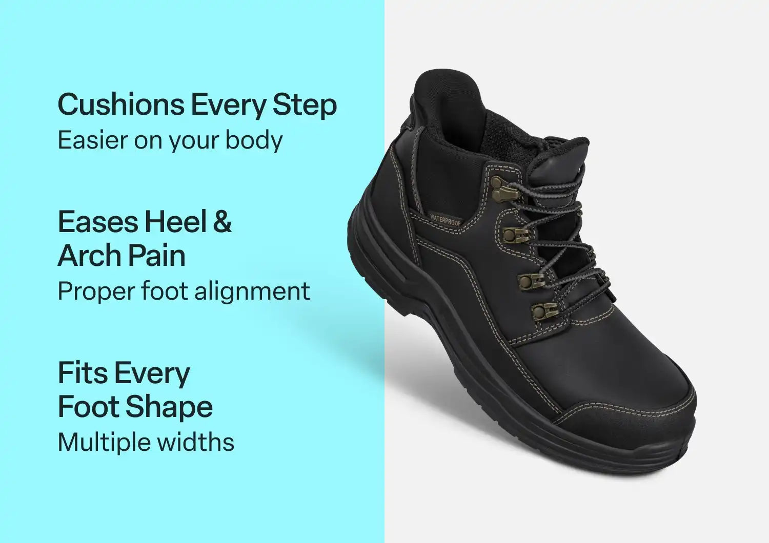 Quartz Hands-Free Work Boots - Black Secondary image