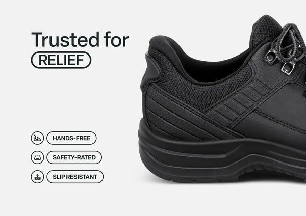 Slate Hands-Free Work Shoes - Black